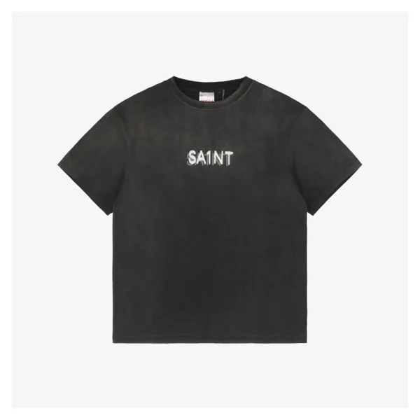 Saint Michael Phantom “Saint” Letter Print T-Shirt