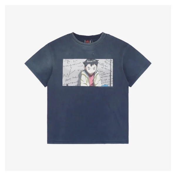 Saint Michael Pluto Distressed & Destroyed Graphic T-Shirt