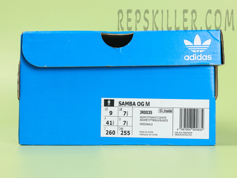 Adidas Samba OG M ‘Silver Metallic Cracked Leather’