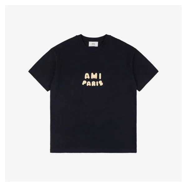Ami Playful Alphabet Patchwork Embroidery T-Shirt