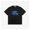BBry Blue Equestrian Knight Overprint T-Shirt