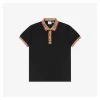 BBry Check Collar Piqué Polo Shirt