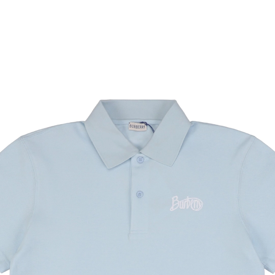 BBry Script ‘bbr’ Signature Polo Shirt (Black/Blue)