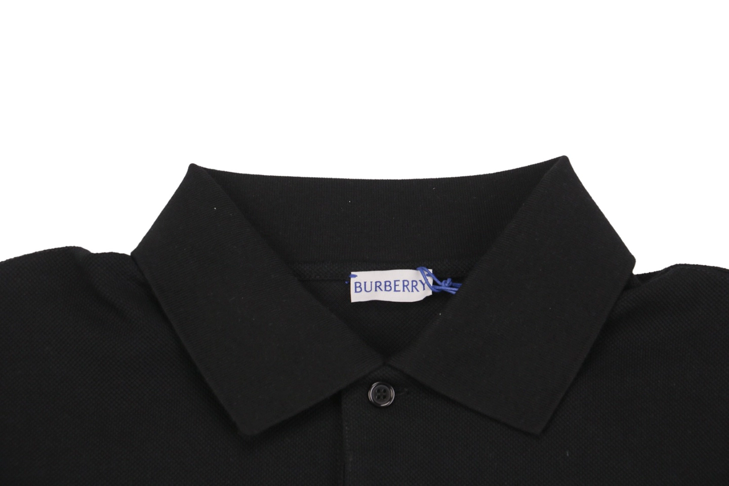 BBry Script ‘bbr’ Signature Polo Shirt (Black/Blue)