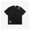 BBry Shoulder & Hem Equestrian Knight Print T-Shirt
