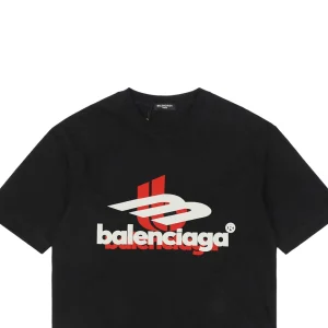 Balenciaga 3B Overlapping Letter Print T-Shirt2.jpeg