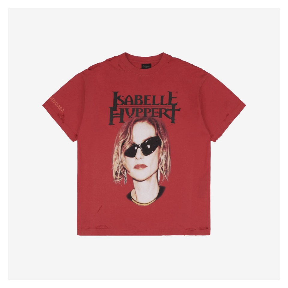 Balenciaga Brand Ambassador Portrait Graphic T-Shirt