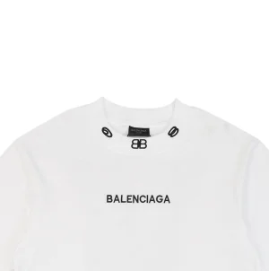 Balenciaga Double-B Neckline Embroidered T-Shirt11.jpeg