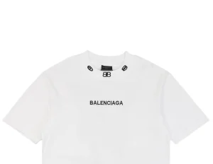 Balenciaga Double-B Neckline Embroidered T-Shirt12.jpeg