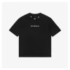 Balenciaga Double-B Neckline Embroidered T-Shirt