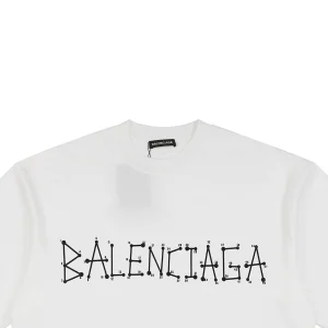 Balenciaga Geometric Number Double-B Flocked T-Shirt1.jpeg
