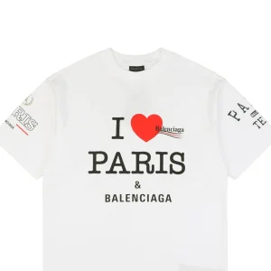 Balenciaga Heart Graffiti Letter Print T-Shirt1.jpeg