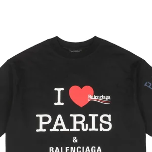 Balenciaga Heart Graffiti Letter Print T-Shirt10.jpeg