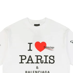 Balenciaga Heart Graffiti Letter Print T-Shirt2.jpeg