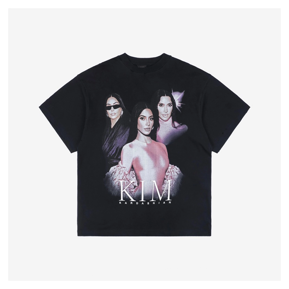 Balenciaga Kim Kardashian Portrait Graphic T-Shirt