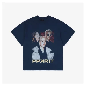 Balenciaga PP Portrait Graphic T-Shirt