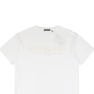 Balenciaga Paris Letter Distressed Patch Embroidery T-Shirt1.jpeg
