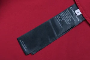 Balenciaga Red Tape Letter Print T-Shirt2.jpeg
