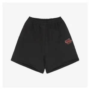 Balenciaga Torn Tape Lettering Embroidered Shorts