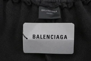 Balenciaga Torn Tape Lettering Embroidered Shorts7.jpeg