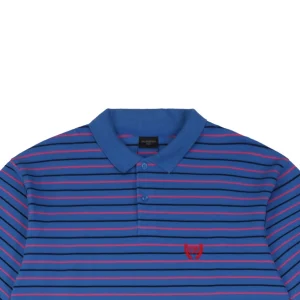 Balenciaga Twin-B Wheat Wreath Striped Polo Shirt1.jpeg