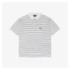 Balenciaga Twin-B Wheat Wreath Striped Polo Shirt