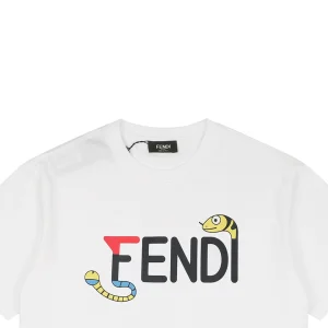 F Snake-Shaped Letter Graphic Print T-Shirt1.jpeg