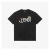 F Snake-Shaped Letter Graphic Print T-Shirt