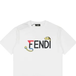 F Snake-Shaped Letter Graphic Print T-Shirt3.jpeg