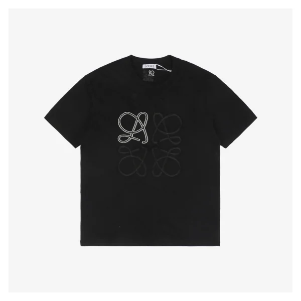 L Colorblock Large Logo Embroidery T-Shirt