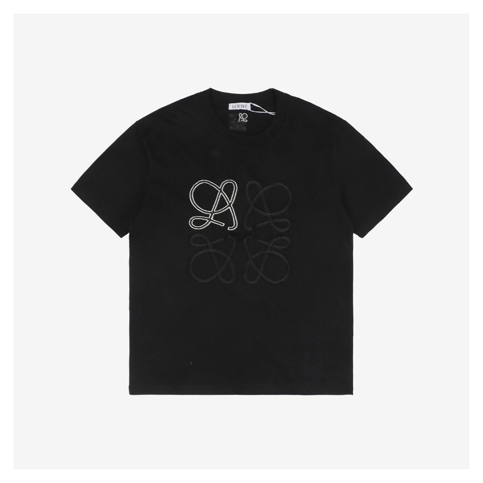 L Colorblock Large Logo Embroidery T-Shirt