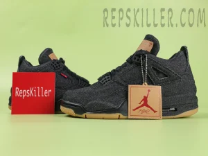 Levi’s x Air Jordan 4 “Black Denim”2