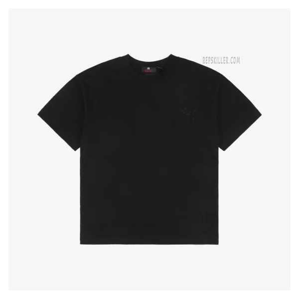 MLB Asymmetric NY Logo Embroidered T-Shirt