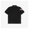 Mxxcler MK Logo Embroidery Polo Shirt with Arm Webbing Detail