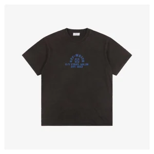 OFF WHITE CO VIRGIL Anchor & Blue Letter Washed T-Shirt