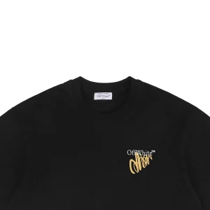 OFF WHITE CO VIRGIL Sketch Yellow Arrow Graphic T-Shirt