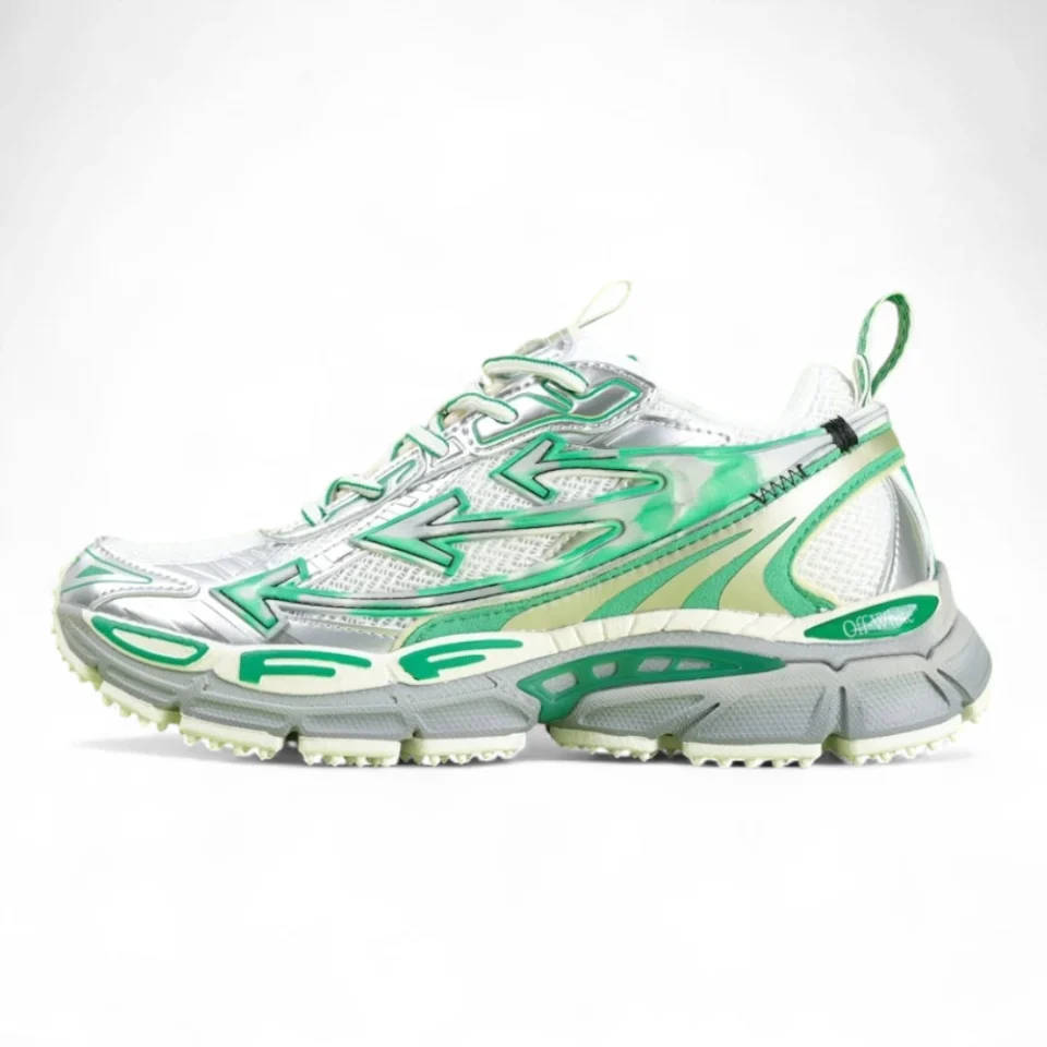 Off-White c/o Virgil Abloh Be Right Back “Silver Green”