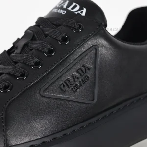 Prada Black Leather Low Top Sneakers4.jpeg