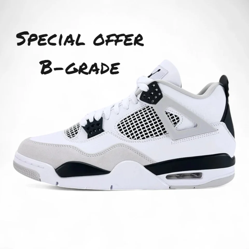 Air Jordan 4 “White Cement” B-Grade