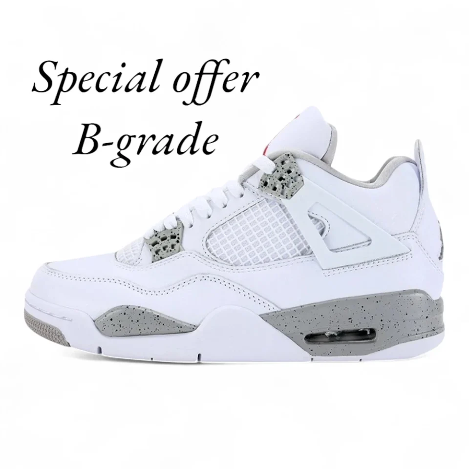 Jordan 4 Retro 'White Oreo' B-Grade