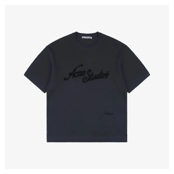 Acne Studios 3D Raised Letter Embroidery T-shirt