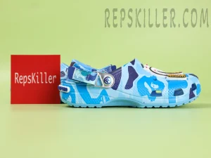 BAPE x Crocs Classic Clog “ABC Camo Blue”