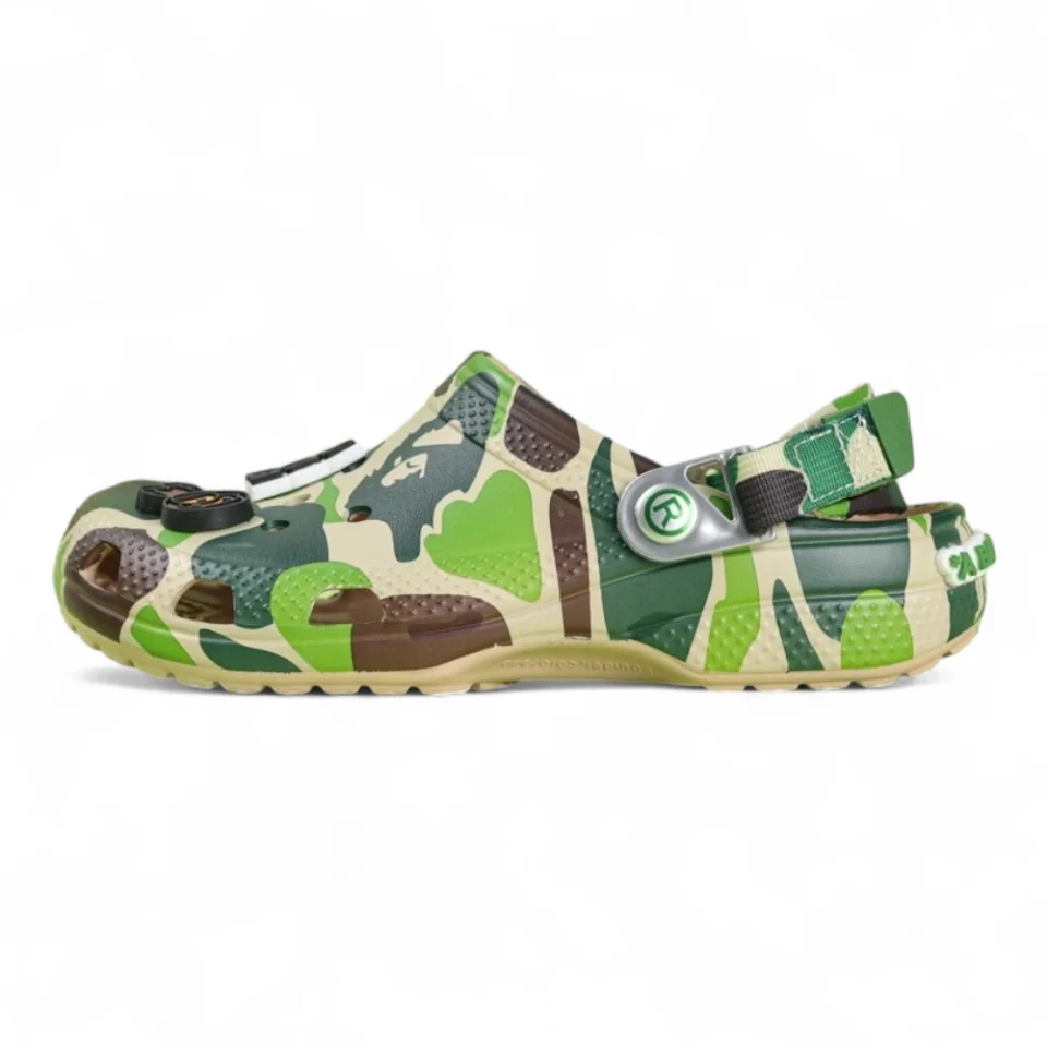 BAPE x Crocs Classic Clog “ABC Camo Green”