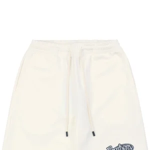 BBry Cursive Signature Embroidered Shorts White