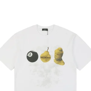 Balenciaga Billiard & Pear Buddha Graphic T-shirt