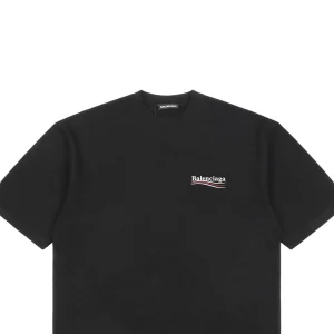 Balenciaga Cola Wave Graphic T-shirt Black