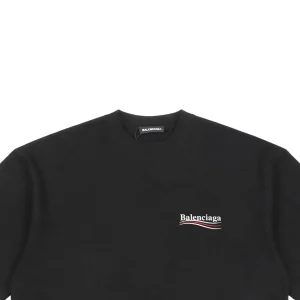 Balenciaga Cola Wave Graphic T-shirt Black