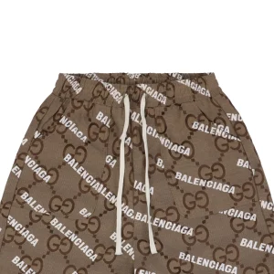 Balenciaga Collab Bullet Screen Print Shorts