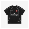 Balenciaga Football Club No.10 Logo Print T-shirt (Black/White)