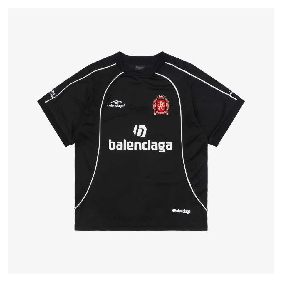 Balenciaga Football Club No.10 Logo Print T-shirt